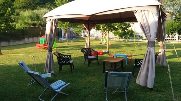 Il gazebo in giardino